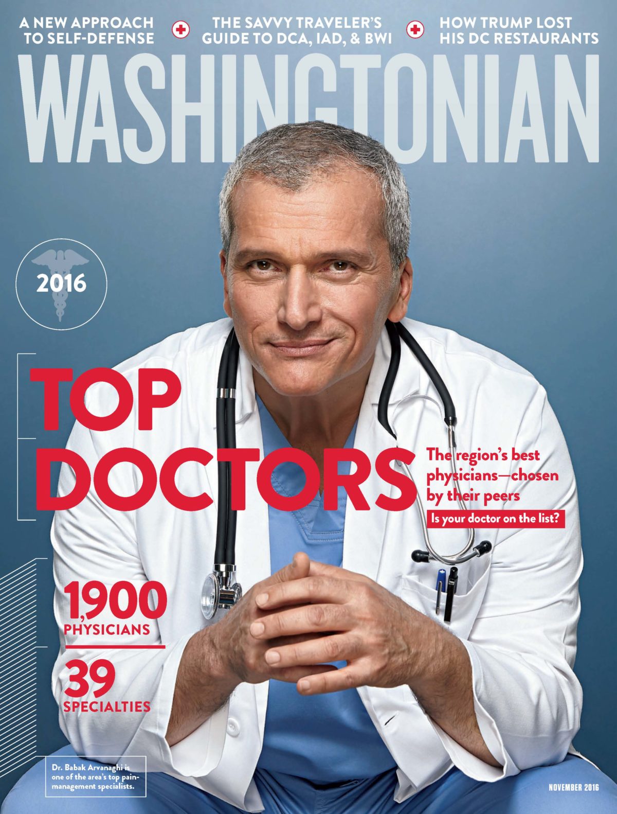 Washingtonian Top Doctors – 2016 Dr. Hampton